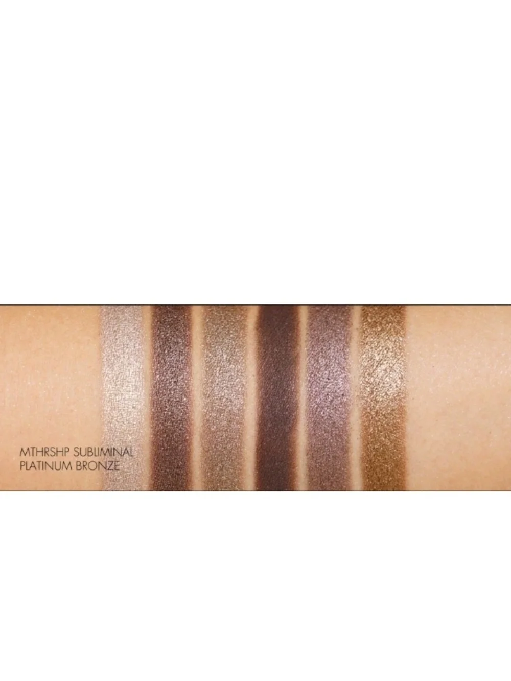 Pat Mcgrath Labs Mthrshp Subliminal Platinum Bronze Eye Palette Eyeshadow